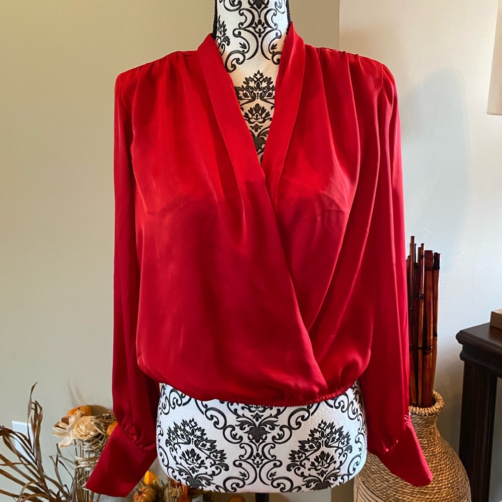 Express Women Long Sleeve Blouse Top